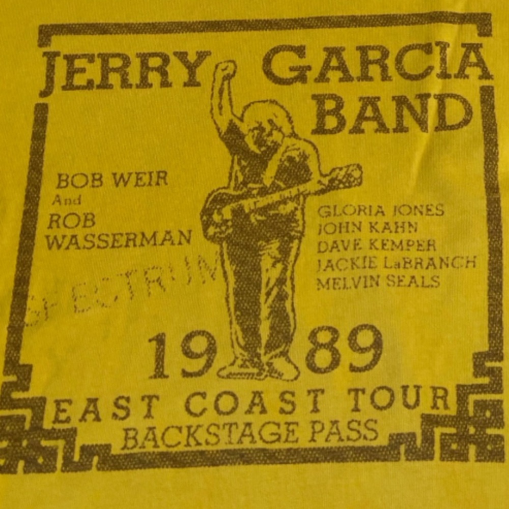 Jerry Garcia Band Tee Mens Size XXL Grateful Dead Bob Weir Wasserman - Picture 6 of 6
